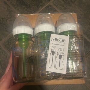 Dr. Brown Glass Natural Flow Baby Bottles - NEW! Giftable